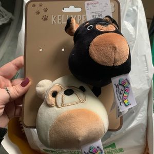 2 Squishmallow Pet Toys